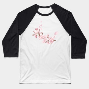 Cerisiers Flower Baseball T-Shirt